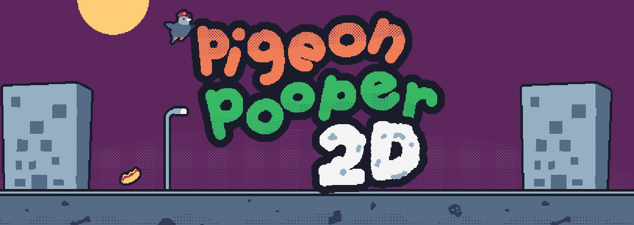 Pigeon Pooper 2D Game Logo